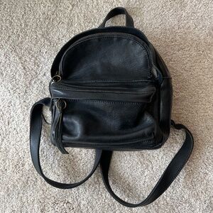 Madewell Mini Lorimer Backpack in Black